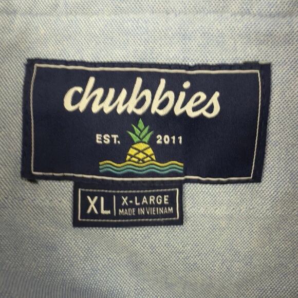 Chubbies Swim Trunks Mens XL 5.5" The Mericas Shorts Stars Stripes American Flag - Picture 2 of 12